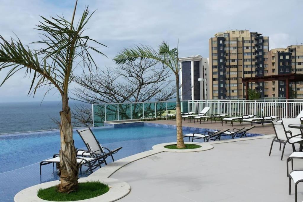 Vista Mar Nascente, Dois Quartos, Novo, No Melhor Do Rio Vermelho, Condominio Club, 1103 살바도르 외부 사진