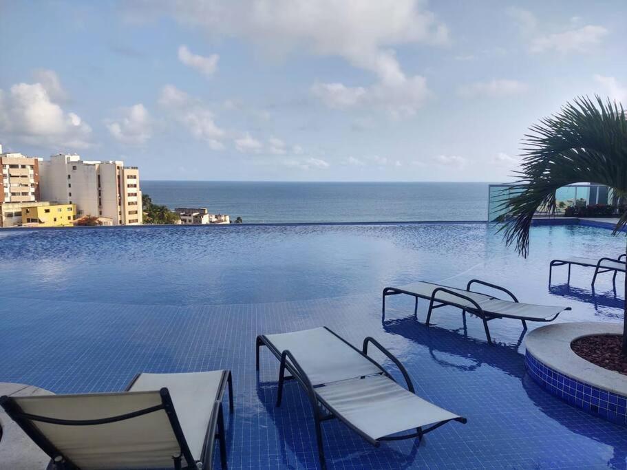 Vista Mar Nascente, Dois Quartos, Novo, No Melhor Do Rio Vermelho, Condominio Club, 1103 살바도르 외부 사진